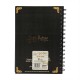 Carnet Spirales Harry Potter Poudlard Noir et Or