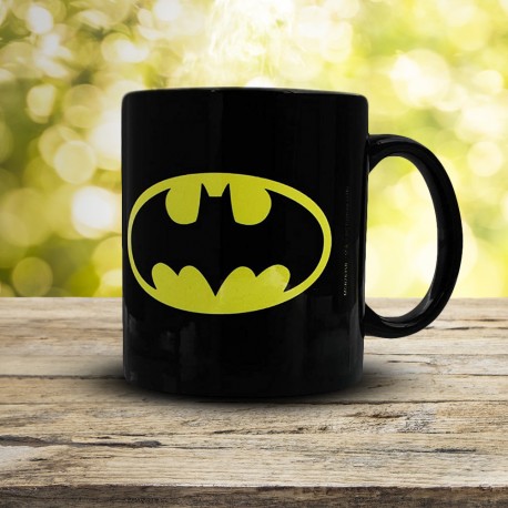 Mug Noir Batman Logo Chauve-Souris