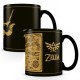 Mug Thermoréactif Noir The Legend of Zelda Carte