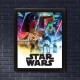 Cadre Star Wars Episodes IV & V Effet Animé 3D