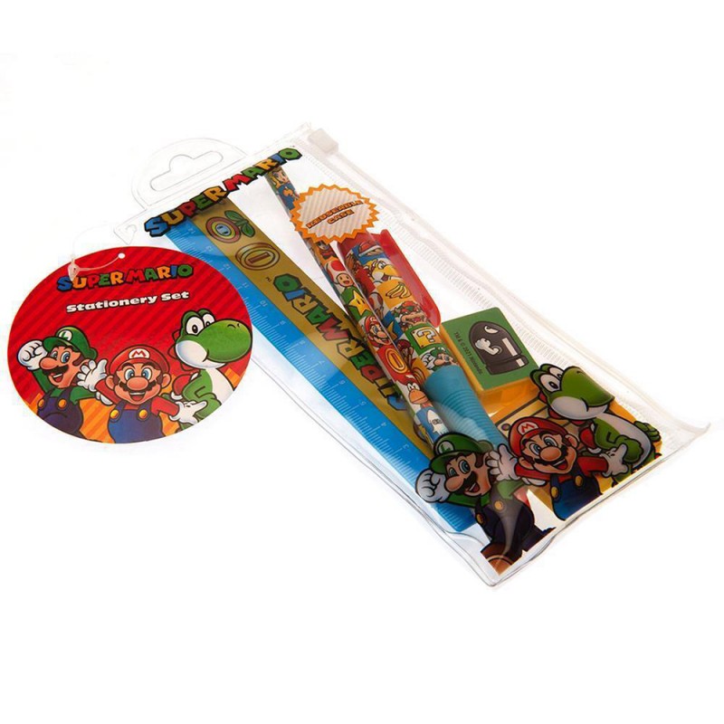 Mini Set Papeterie Super Mario Nintendo sur Kas Design