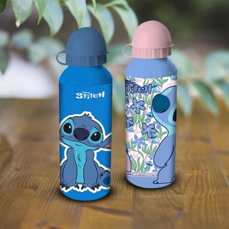 Bouteille En Aluminium Lilo & Stitch Bleue