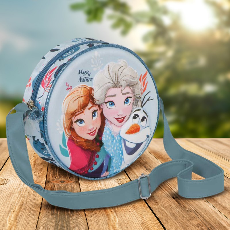 Sac Rond La Reine des Neiges - Anna, Elsa & Olaf sur Kas Design