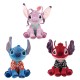 Peluche Stitch, Angel & Leroy Hawaii Disney Sonore 30 cm