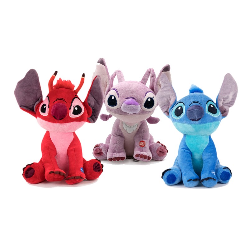 Disney, Lilo & Stitch - Peluche Stitch, Angel ou Leroy