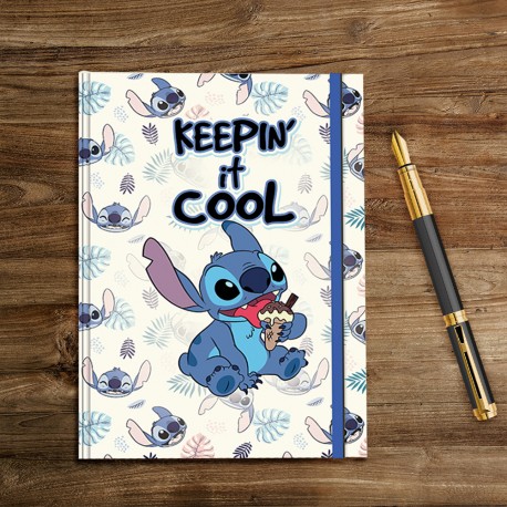 Carnet de Notes A5 Stitch Disney - Keepin' It Cool sur Kas Design