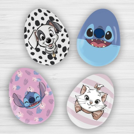 Lot de 24 Mini Brosses à Cheveux Parfumées Disney - Stitch, Les Aristochats & Les 101 Dalmatiens