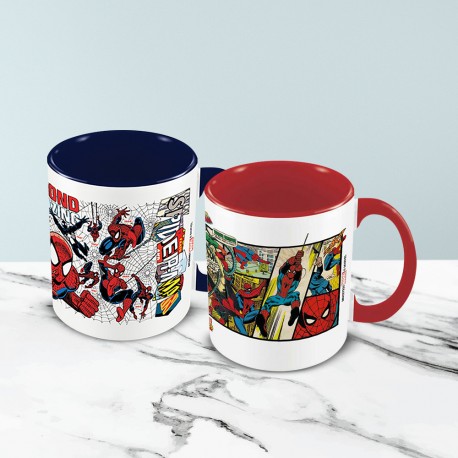 Mug Coloré Spiderman Marvel Comics