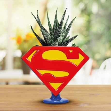 Vase Superman Logo