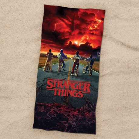 Serviette de Plage Stranger Things - Welcome to Hawkins