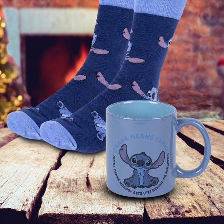 Pack Lilo & Stitch Disney - Tasse, Sous-Verre et Porte-Clés sur