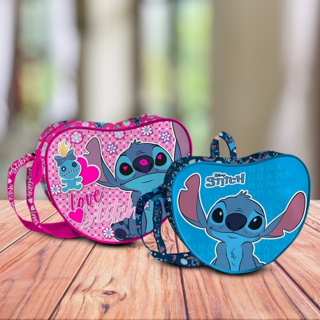 Sacoche Cœur Stitch Disney