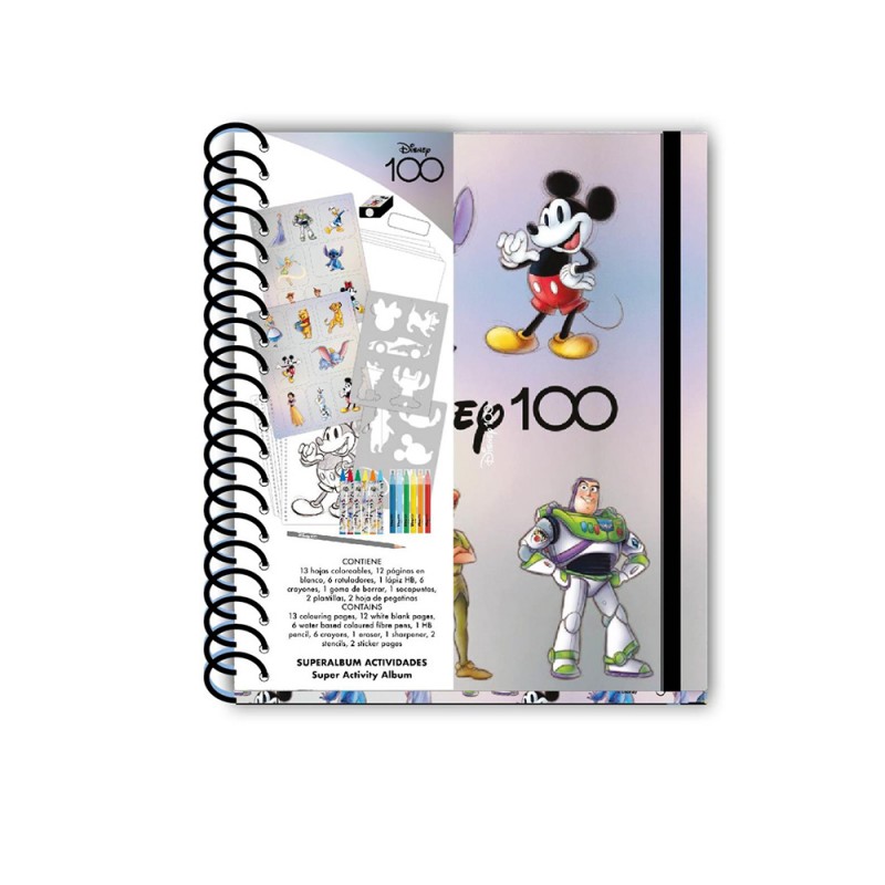 Album d'Activités Coloriage Disney 100 sur Kas Design
