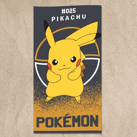 Serviette de Plage Pikachu 025 Pokémon