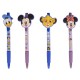 Pack de 4 stylos à bille fantaisie Personnages Disney