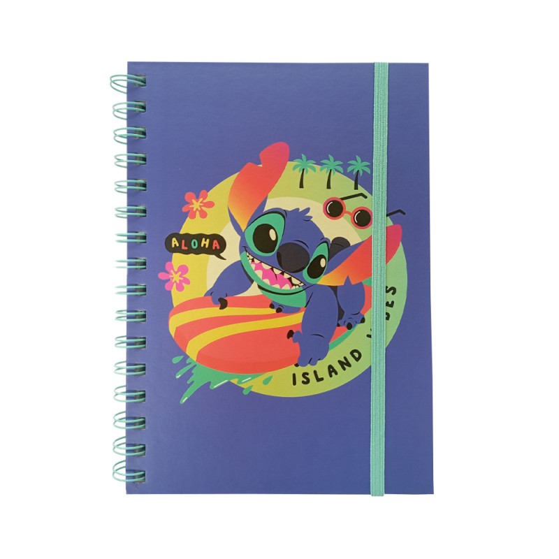 Carnet de Notes A5 Stitch Disney - Keepin' It Cool sur Kas Design