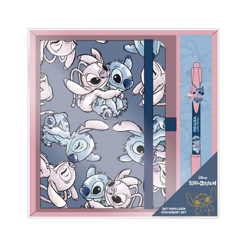 Set Stitch & Angel Disney - Carnet de Notes et Stylo sur Kas Design