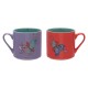 Set de 2 Tasses Colorées Stitch & Angel Disney