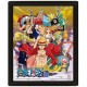 Cadre Personnages Manga One Piece Effet Animé 3D