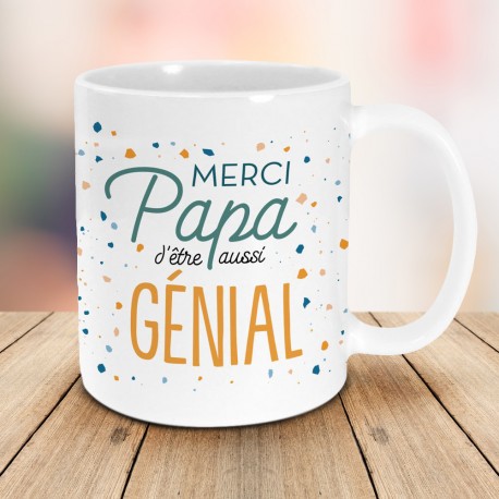 Mug Merci Papa d'être aussi Génial