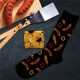 Chaussettes Humoristiques Plats et Boissons Mythiques