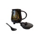 Mug Chaudron Harry Potter Poudlard avec Cuillère et Couvercle