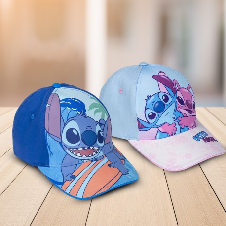 Casquette Colorée Stitch Disney - Lot de 12