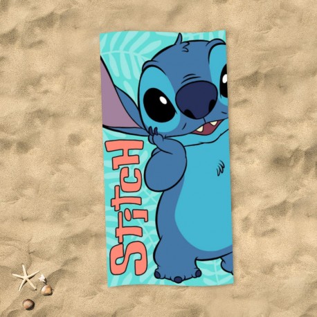 Serviette de Plage Adorable Stitch Disney