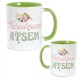 Mug Vert Fabuleuse ATSEM - Palette de Peinture