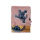 Carnet Secret Stitch Disney Fourrure Rose