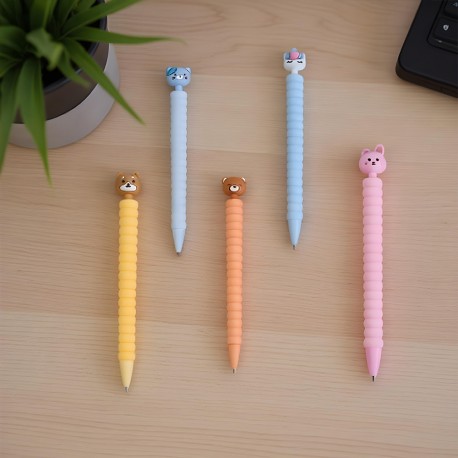 Stylo Spirales Animaux Kawaii