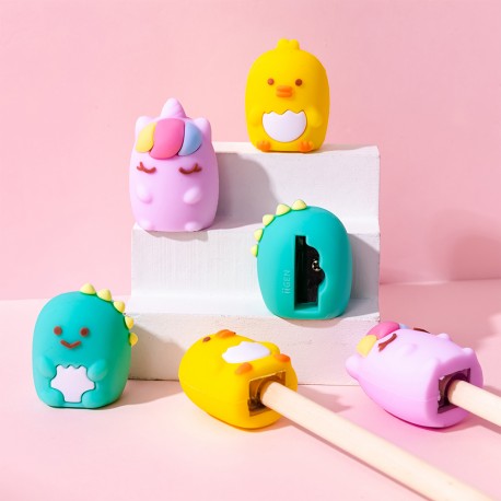 Taille-Crayons Animaux Fantaisie Kawaii 3D