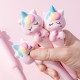 Stylo Gel Animaux Kawaii Squishy Encre Bleue