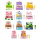 Stylo Gel Animaux Kawaii Squishy Encre Bleue