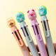 Stylo Multicolore Animaux Kawaii - 6 Couleurs