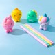 Stylo Gel Tête Animaux Kawaii Squishy 3D