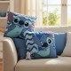 Coussin Stitch Carré Disney Bleu