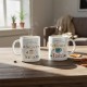 Coffret Paillettes Duo de Mugs Super Tonton & Meilleure Tata