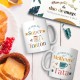 Coffret Paillettes Duo de Mugs Super Tonton & Meilleure Tata