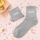 Chaussettes Paillettes Colorées Mot Fantaisie