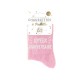 Chaussettes Paillettes Joyeux Anniversaire