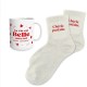 Coffret Mug et Chaussettes Paillettes Fantaisie