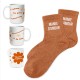 Coffret Cadeaux Paillettes Fantaisie - Tasse & Chaussettes