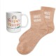 Coffret Cadeaux Paillettes Fantaisie - Tasse & Chaussettes
