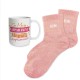 Coffret Cadeaux Paillettes Fantaisie - Tasse & Chaussettes