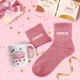 Coffret Cadeaux Paillettes Fantaisie - Tasse & Chaussettes