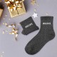 Chaussettes Paillettes Colorées Mot Fantaisie