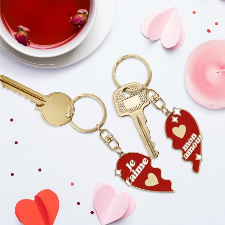 Porte-Clés Duo Je t'aime mon Amour