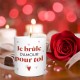Bougie Fantaisie Je t'aime