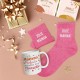 Coffret Cadeaux Paillettes Fantaisie - Tasse & Chaussettes